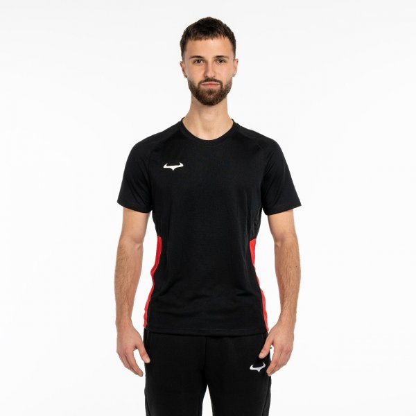 Trainingsshirt "Classic" schwarz/rot