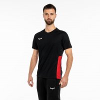 Trainingsshirt "Classic" schwarz/rot